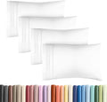 King Standard Pillow Cases Set of 4 - Soft Hotel Quality Pillowcase Covers - Comfy Bedding for Women, Men, Kids & Teens - Machine…