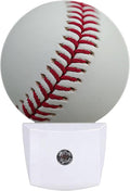 Baseball Stitches Night Light Auto Sensor Led Dusk to Dawn Lamp Home Decor for Men Women