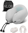 Nlqs Travel Neck Pillow for Airplanes, Natural Latex Neck Pillow, Comfortable Body Positioner, Supports Head and Neck, Travel Essentials fo…