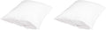 Amazon Basics Standard Breathable 100% Cotton Hypoallergenic Pillow Protector with Zipper, Machine Washable, White, 27 x 21 Inches…