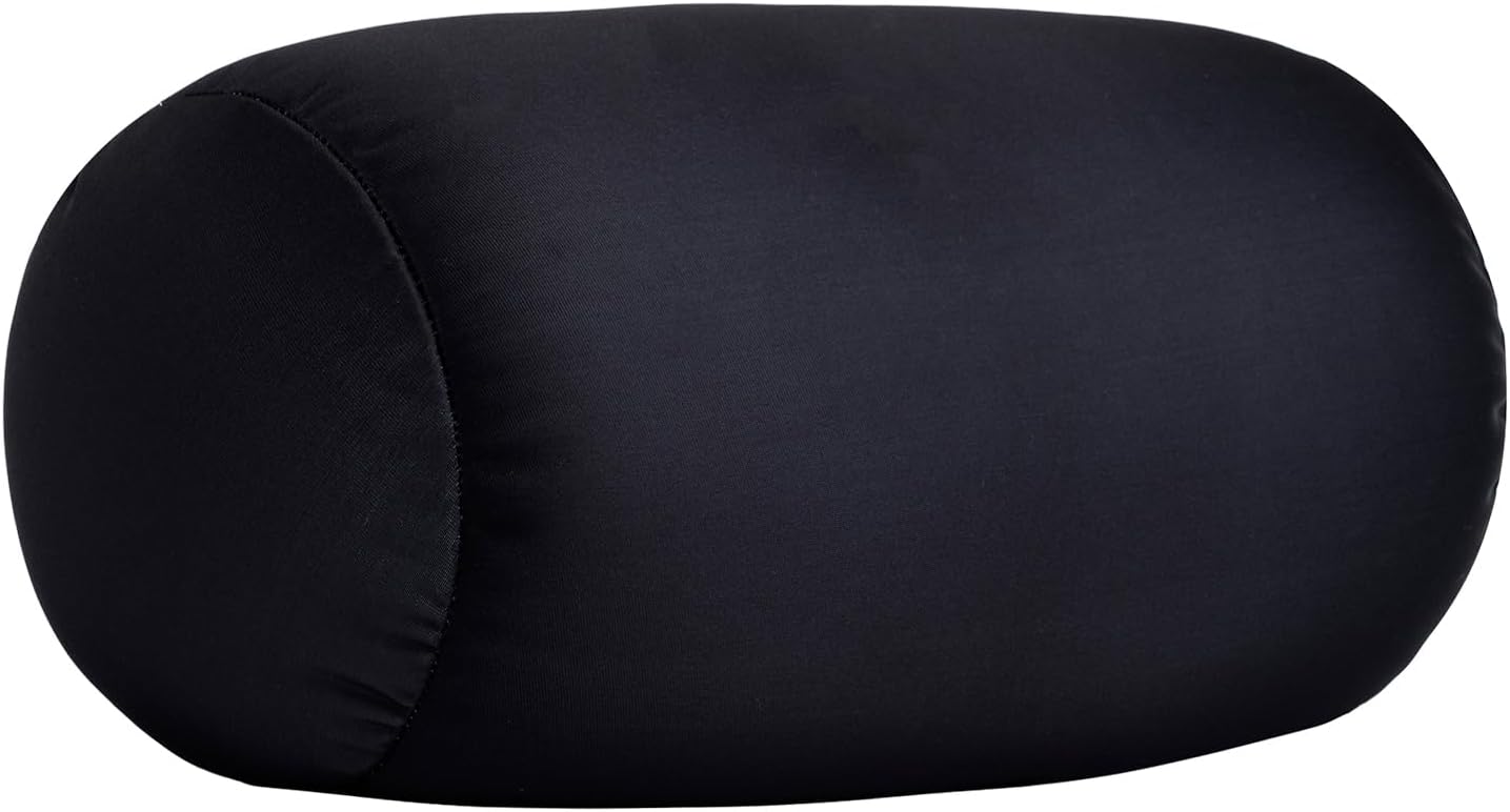 Microbead Neck Body Pillow Tube Microbead Bolster Bean Smooth Cool Pillow Neck Cervical Roll Pillow for Sleeping 7 x 12Inch Throw Travel…
