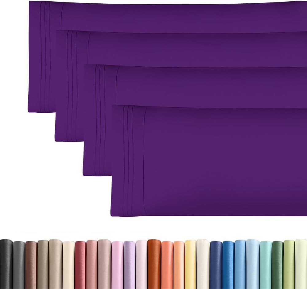 Body Pillowcases Set of 4-20x54 Long Body Pillow Case - Soft Body Pillow Cover for Sleeping & Side Sleepers - Comfy, Cozy Breathable &…