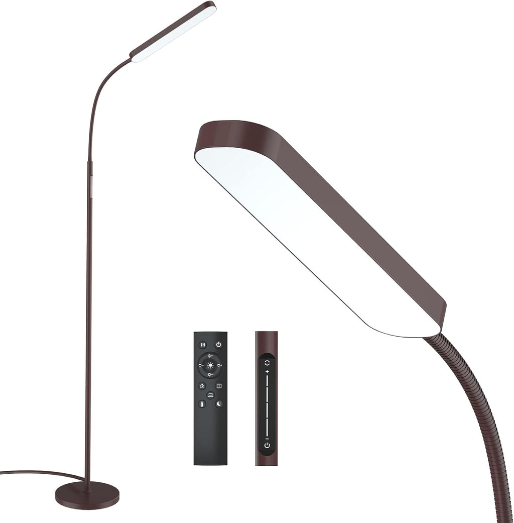 Wio-Mio Led Floor Lamps with 15w/1000lm Bright LED Floor Lamp with Stepless Adjustable 3000K-6000K Colors and Dimmer, Remote and Touch…