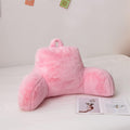 Holawakaka Standard Faux Fur Bed Rest Pillow with Arms, Rabbit Fur Reading Pillows Perfect for Adults, Teens, Kids, Arm, Back, Pregnancy Lu…