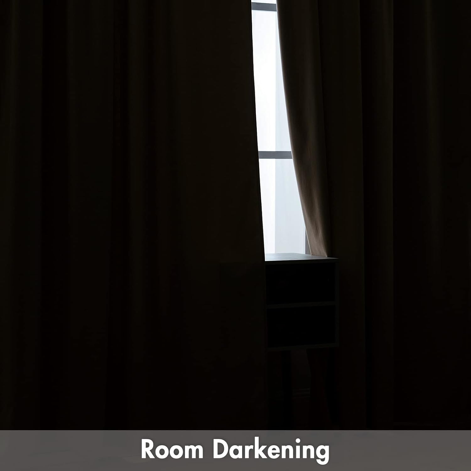 MIULEE Camel Beige Velvet Curtains Thermal Insulated Blackout Curtain Drapes for Bedroom Living Room Darkening 90 Inches Long Curtains…