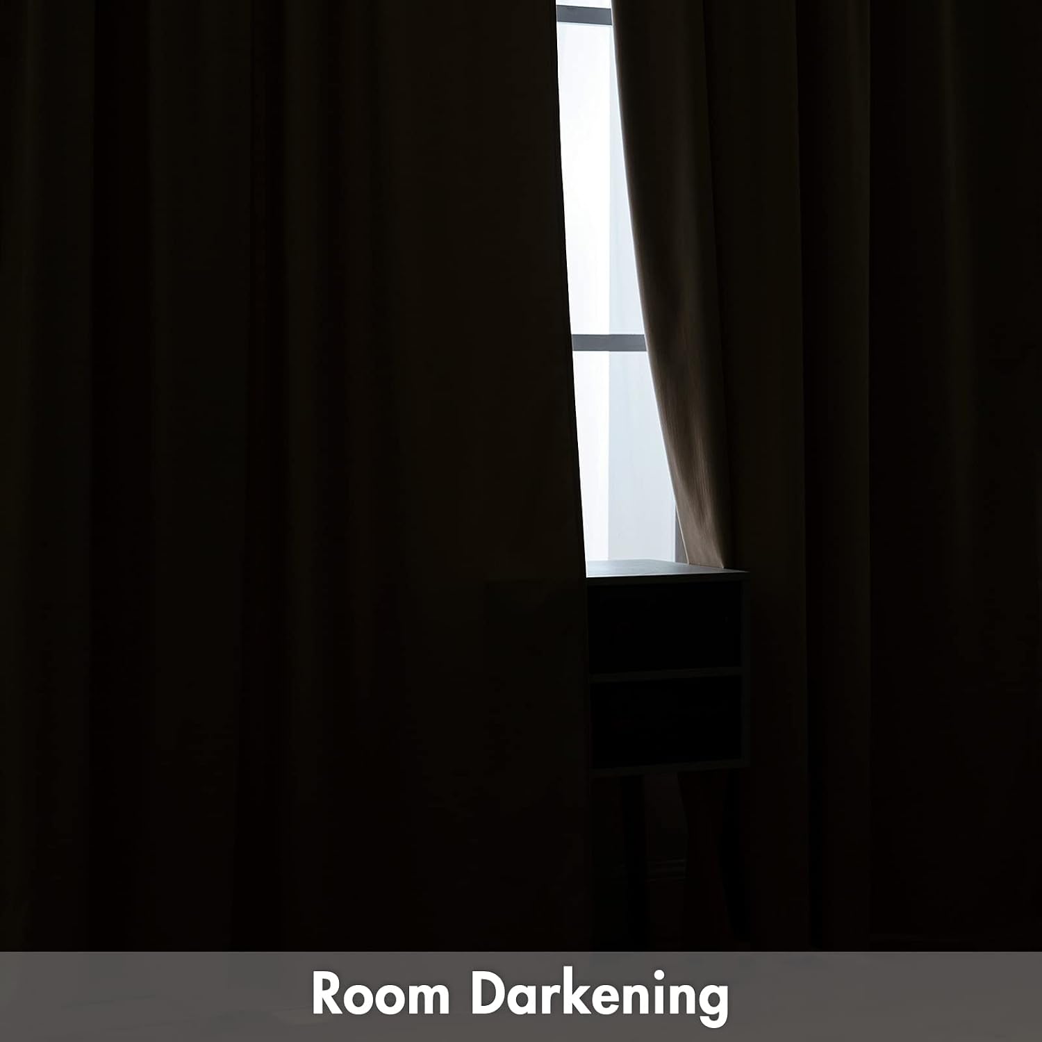 MIULEE Camel Beige Velvet Curtains Thermal Insulated Blackout Curtain Drapes for Bedroom Living Room Darkening 108 Inches Long Curtains…