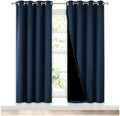 Nicetown Full Shade Curtain Panels, Pair of Energy Smart & Noise Blocking Out Blackout Drapes for Apartment Window, Thermal Insulated Guest…