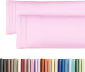 Body Pillowcases Set of 2-20x54 Long Body Pillow Case - Soft Body Pillow Cover for Sleeping & Side Sleepers - Comfy, Wrinkle & Fade Free…