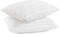 Serta Won't Go Flat Down Alternative Bed Pillows, Extra Life Foam Core with Medium Support, Perfect for Back, Stomach or Side Sleepers (2 P…