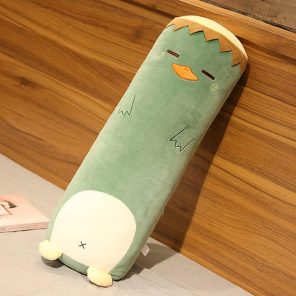 Long Plush Cute Body Pillows 33" Cuddle Stuffed Animal Shaped Bed Body Pillows Soft Cotton Plushies Doll Toy Gifts (River Boy, 33 Inch)