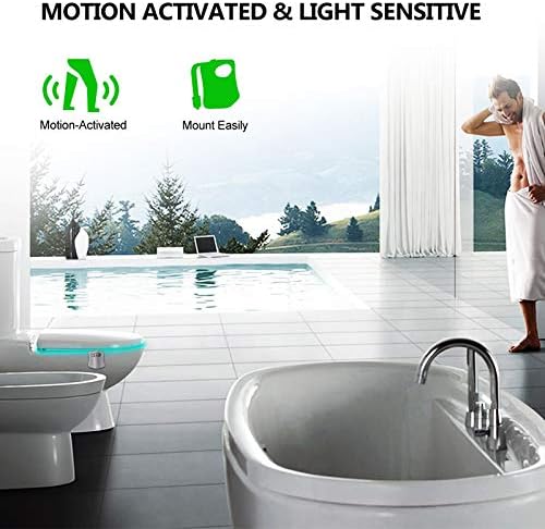 4 Pack Color Changing Toilet Night Light Motion Sensor Led Toilet Motion Activated Led Washroom Night Lamp(16 4)