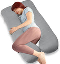 Moonpine MOON PINE Pregnancy Pillow, U Shaped Full Body Pillow for Maternity Support, Sleeping Pillow with Cover for Pregnant Women (Coolin…