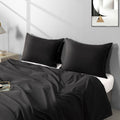NookZuzu 2 Pack Microfiber Zipper Pillowcases, Soft Comfortable Not Shrink Black Pillow Case, Standard Pillow Cases Set of 2 (20x26 Inches)…