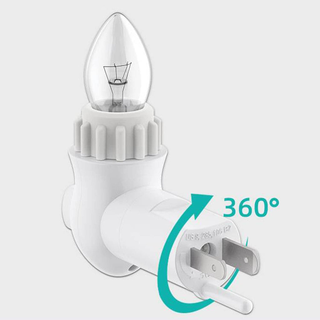 Plug in Night Light Module, Night Light Plug with ON/Off Switch, E12 Base Socket Night Light for Himalayan Crystal Salt Night Light, Wall…