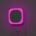 YUNLEX 2 Pack Plug in Pink Night Light, Dimmable, Auto ON/Off, Dusk to Dawn, Eye-Caring Glow for Princess-Themed Bedroom, Bathroom…
