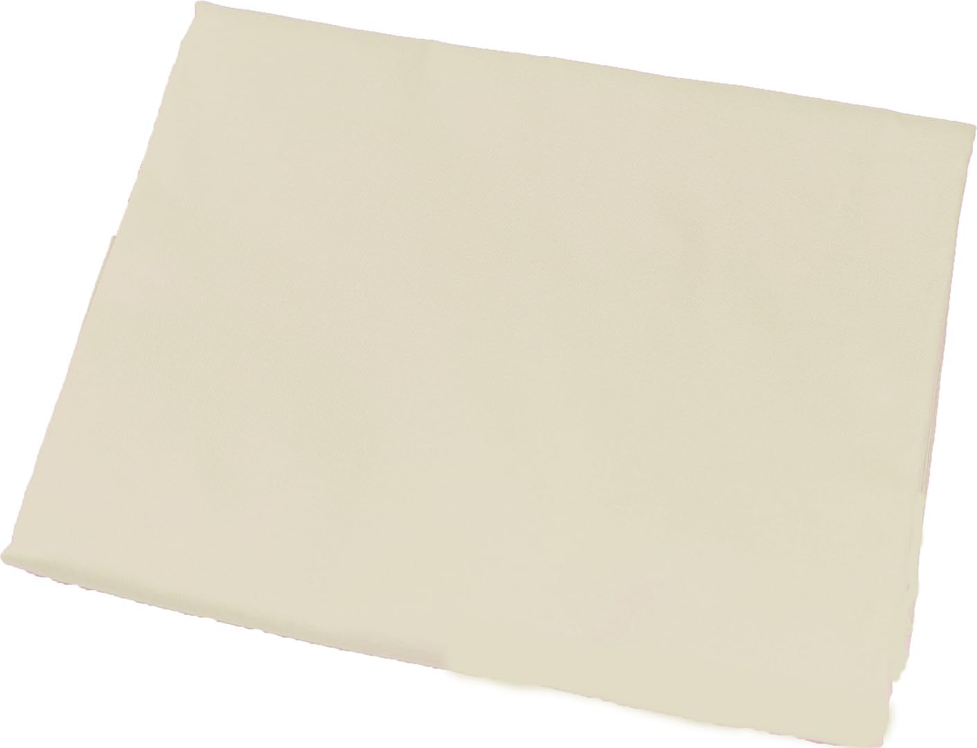 MoonRest ® Wedge Pillow Cover 100% Cotton, Zippered Wedge Pillow Case Protector, Soft, Breathable & Hypoallergenic 25x25x12” - Ivory Cotton