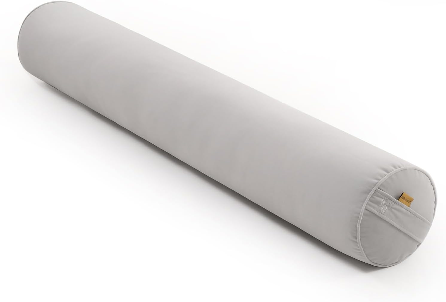 Body Pillow for Adults, Long Round Pillow, Big Cylindrical Pillow, Large Full Bolster Pillows for Side Sleepers (Silver Gray, 47.24"*7.87")