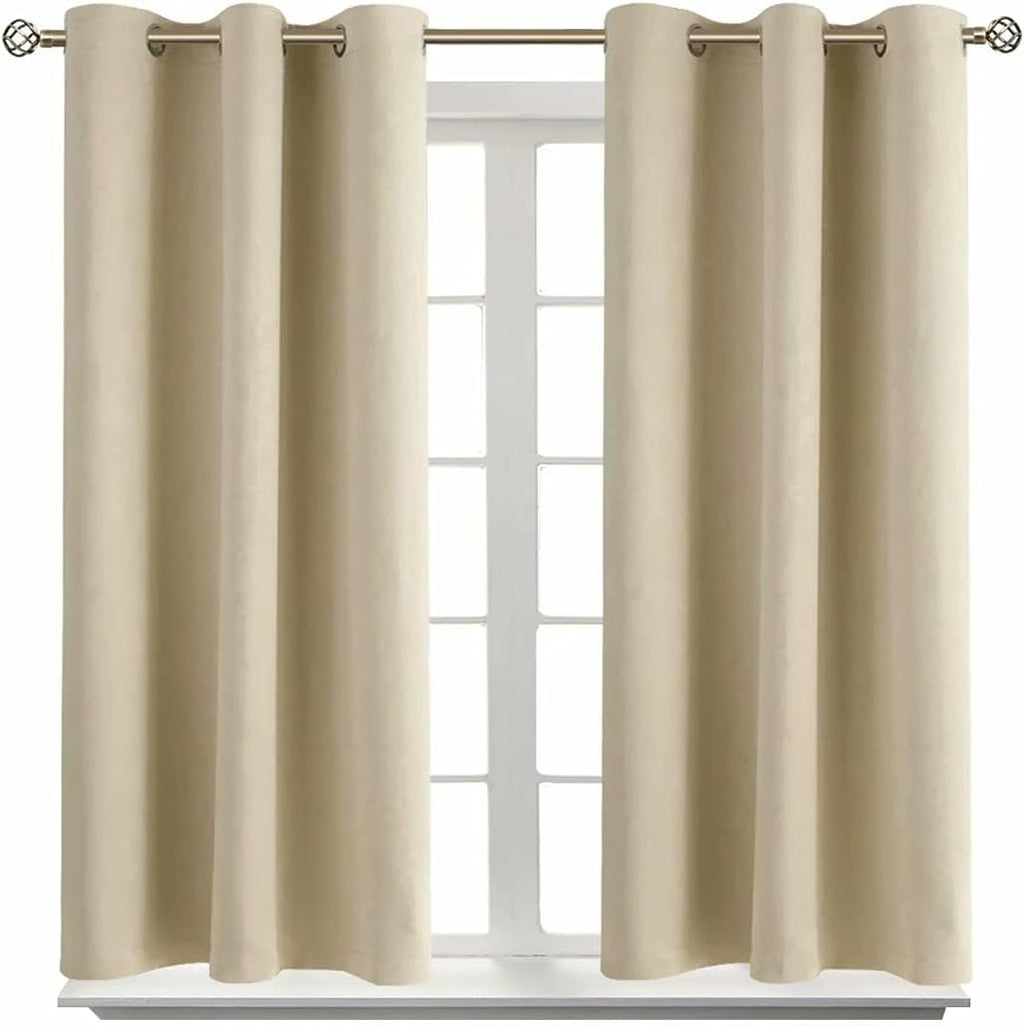 BGment Room Darkening Curtains 54 Inches Long - Grommet Thermal Insulated Drapes Window Treatment Curtains for Bedroom, 2 Panels, 38 x 54 I…