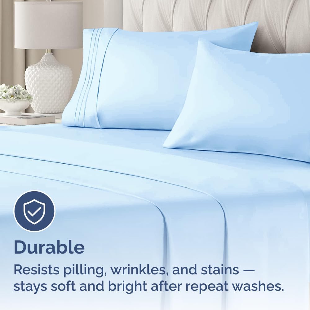 King Standard Pillow Cases Set of 4 - Soft Hotel Quality Pillowcase Covers - Comfy Bedding for Women, Men, Kids & Teens - Machine…