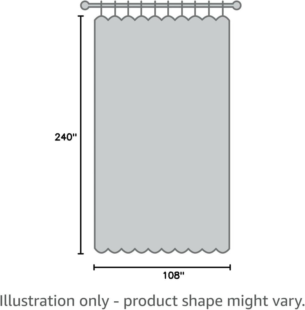 Rybhome RYB HOME Extra Wide Curtain for Room Divider - Blackout Privacy Partitions Thermal Insulating Shades for Patio Door Hallway Office…
