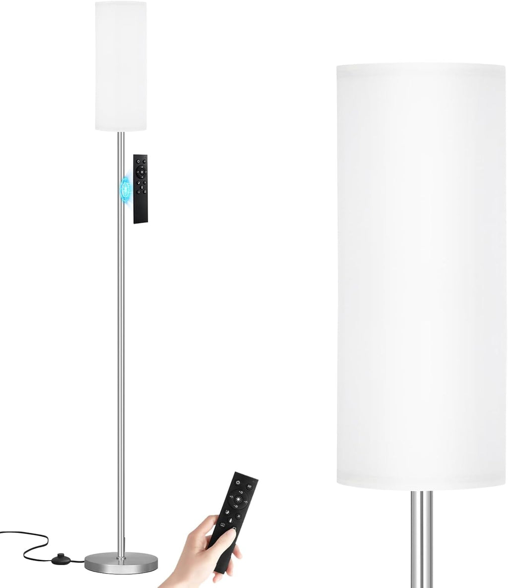 Ambimall 64'' Floor Lamps for Living Room with Remote Control and Stepless Dimmable Colors Temperature & Brightness, 9W Bulb…