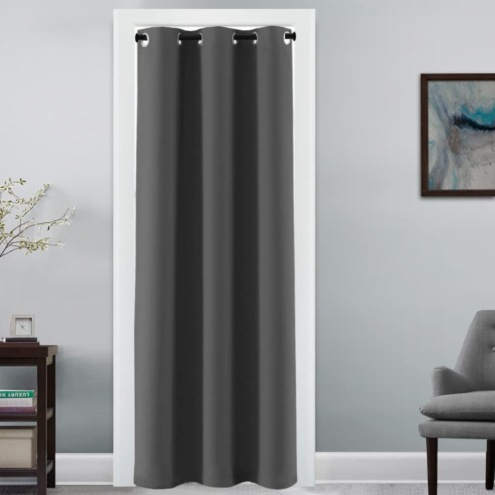 H.VERSAILTEX Doorway Curtain Blackout Closet Door Curtain Room Divider Window Treatment Curtain for Bedroom Thermal Insulated P…