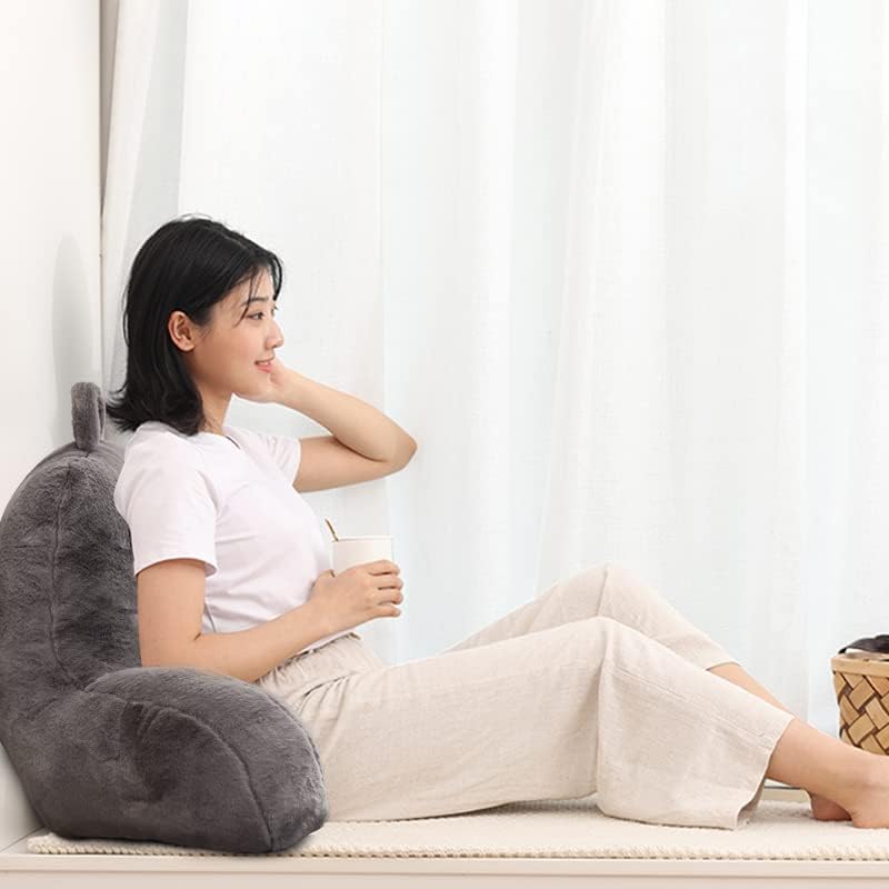 Holawakaka Large Reading Pillow for Sitting up in Bed Sofa Kids Teens, Backrest Pillow with Arms for Boys Girls Women Petites Pregnancy, Ba…