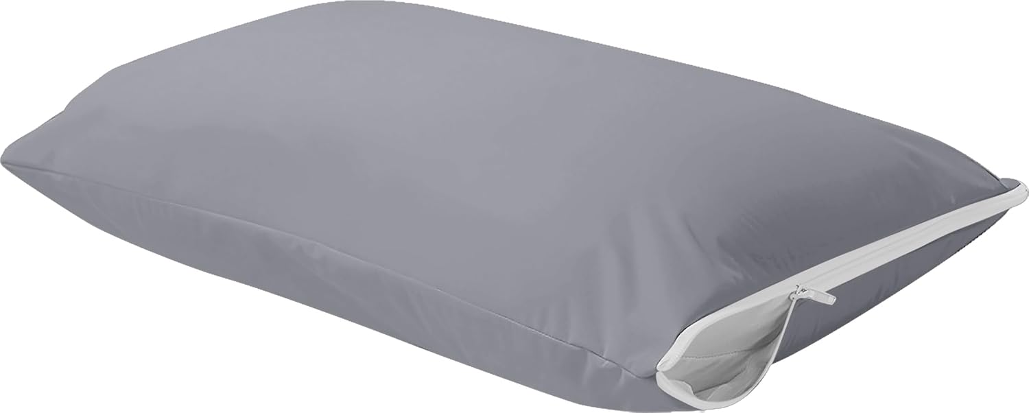 Utopiabedding Utopia Bedding 100% Waterproof Pillow Protectors with Zipper Standard Size (Set of 4), Bed Bug and Dust Mite Proof Zippered P…