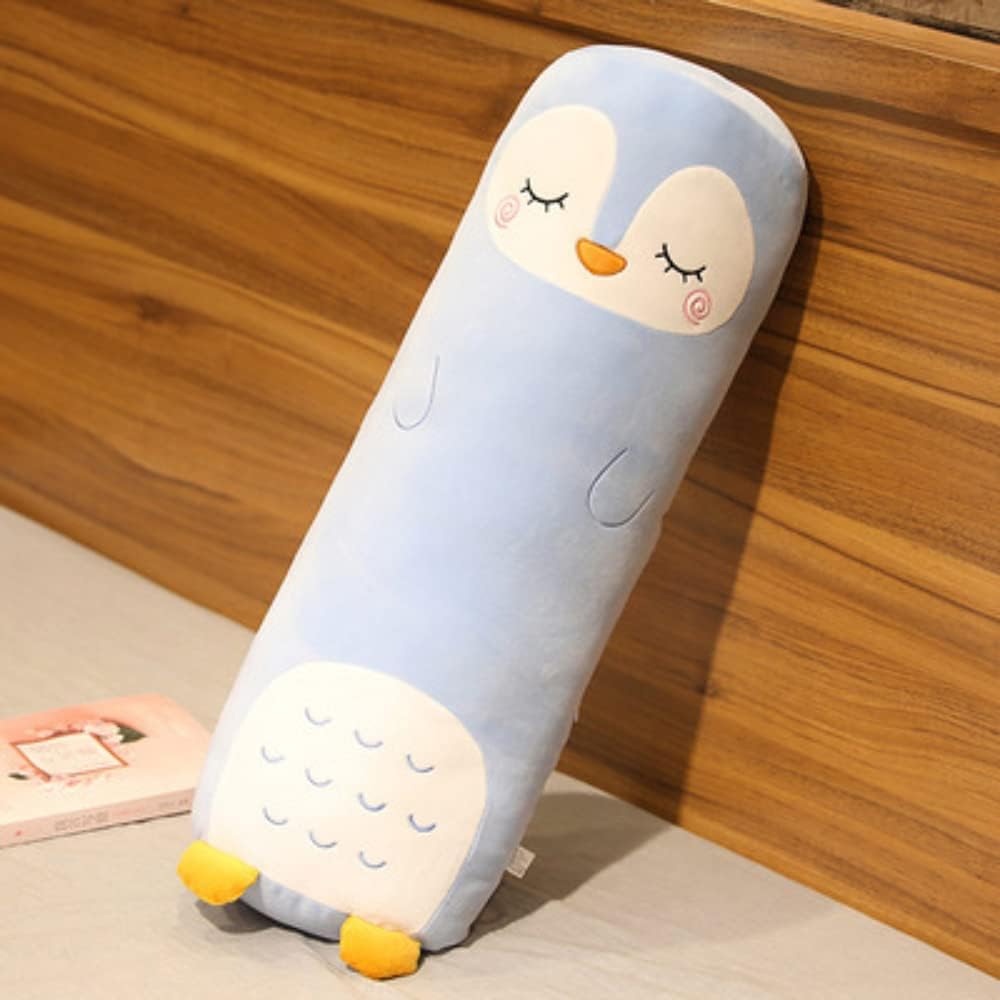 Long Plush Cute Body Pillows 33" Cuddle Stuffed Animal Shaped Bed Body Pillows Soft Cotton Plushies Doll Toy Gifts (Penguin, 33 Inch)