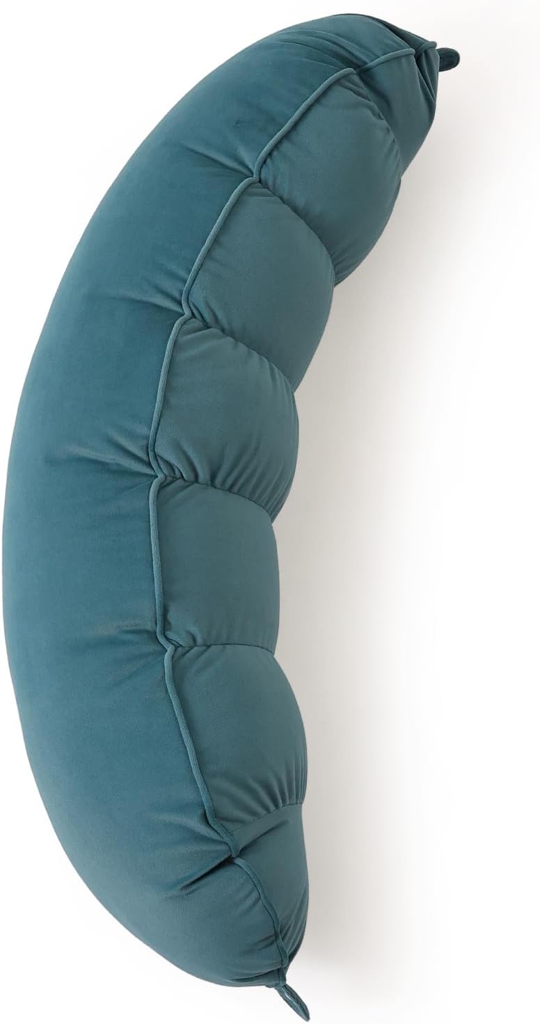 Peallow(Pat. Pend) – Long Round Body Pillow for Adults, Bolster Pillow for Sleeping, Soft and Supportive Pillow for Sleeping & Lumbar…
