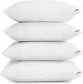 Piwaal Luxury Hotel Pillows for Sleeping 4 Pack, Bed Pillows Standard Size Set of 4, Down Alternative Filling, Pillows for Back, Stomach or…