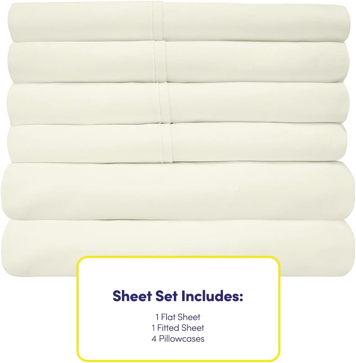 Cal King Size Bed Sheets - 6 Piece 1500 Supreme Collection Fine Brushed Microfiber Deep Pocket California King Sheet Set Bedding - 2…