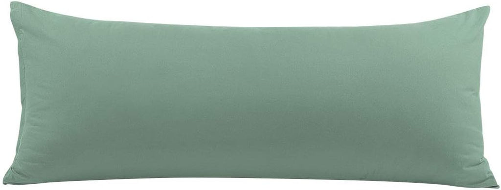 PiccoCasa Body Pillow Cover, Brushed Microfiber Pillowcase with Zipper Closure - Soft Spa Blue, 20"x48" Body Pillow Case cotton Blue