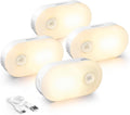 Lyridz Rechargeable Battery Night Light with Motion Sensor, Stick on Anywhere, 1-20LM Dimmable LED Nightlights for the Bedroom, Bathroom…