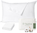 Faunna 100% Cotton Pillow Protectors, Bed Bug Proof, Hypoallergenic, Featuring odor-control Product Protection for Enhanced Freshness, Bre…