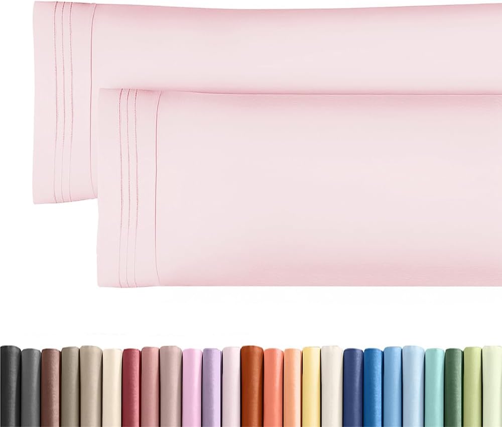 Body Pillowcases Set of 2-20x54 Long Body Pillow Case - Soft Body Pillow Cover for Sleeping & Side Sleepers - Comfy, Wrinkle & Fade Free…