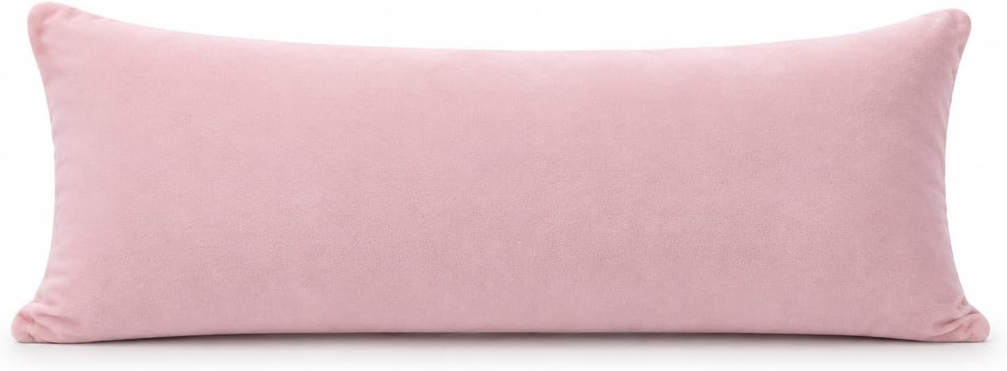 Evolive Body Pillow Cover 21"x54", Ultra Soft Plush Body Pillowcase with Hidden Zipper, Cozy Fluffy Long Pillow Case for Side Sleepers, Pre…