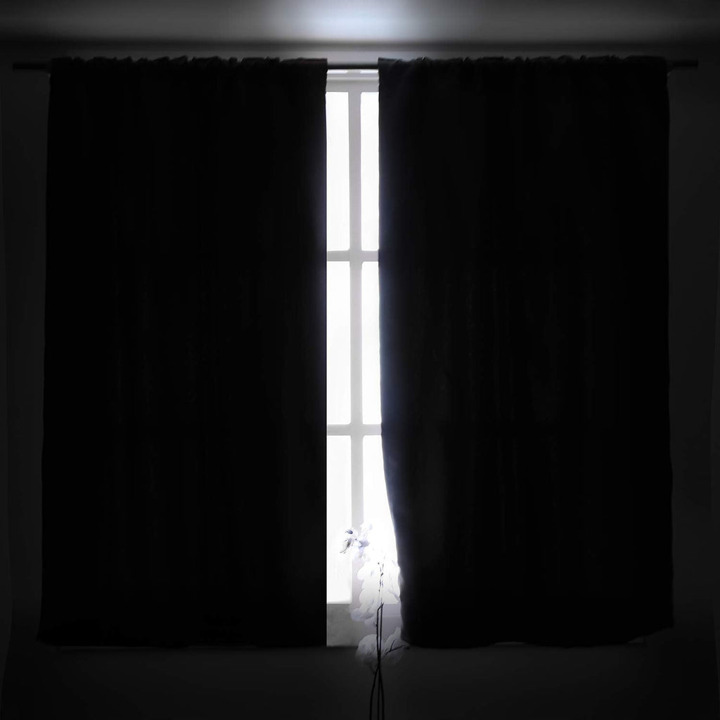 BGment Beige Room Darkening Curtains 63 inch Length - Rod Pocket and Back Tab Thermal Insulated Curtains for Bedroom/Living Room, 2 Panels…