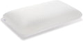 Csdlf Memory Foam Bed Pillows, Pillow for Side and Back Sleeper, Pillow for Neck, Washable Removable Cover, Soft, White (Queen) White