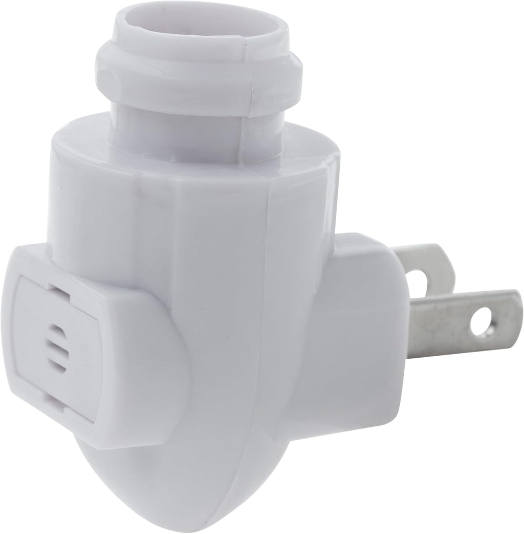 Creative Hobbies White Auto On Sensor Plug in Night Light Module Includes 3 Bulbs and 3 Plastic Clips, Great for Making Your Own…