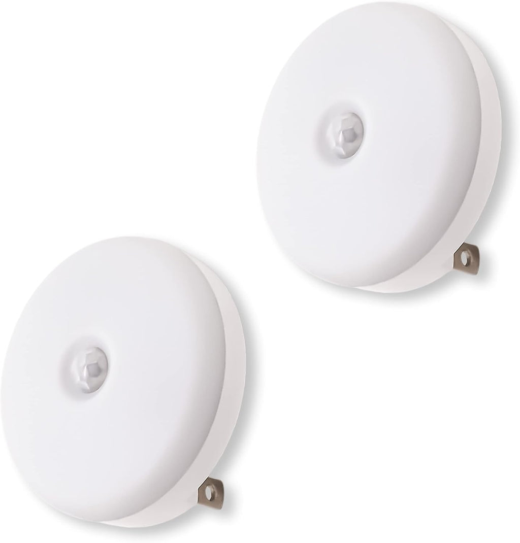 myCozyLite Red Motion Sensor Night Light, Red Light for Sleep, Night Lights Plug into Wall, Automatic ON Off, 2 Pack Motion Night Light…