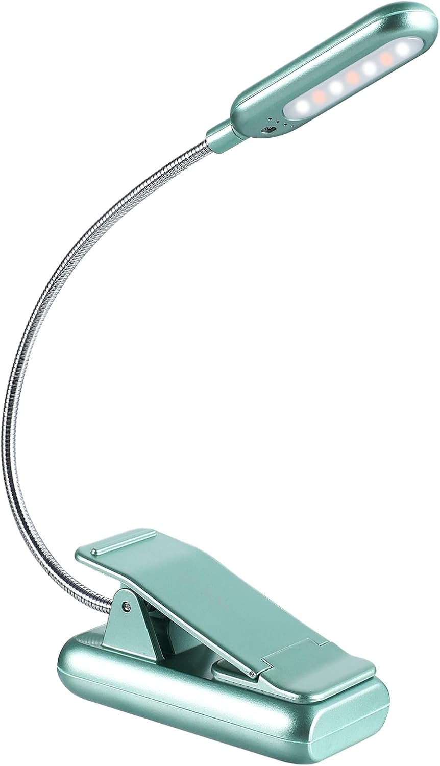 Vavofo Rechargeable Book Light for Reading in Bed Kids, 7 LED Reading Light with 9-Level Warm Cool White Daylight, Eye comfort Lamp with…