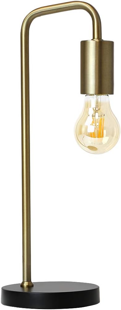 O’Bright Industrial Desk Lamp, 100% Metal Lamp, UL Certified Ceramic E26 Socket, Minimalist Design for Home Decoration, Table Lamp for…