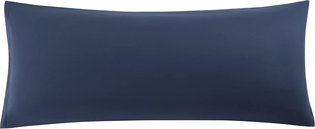 uxcell Soft Microfiber Body Pillow Cover with Zipper Closure, Long Pillow Cases for Body Pillows Weave for 90 GSM Polyester, Navy Body (20"…