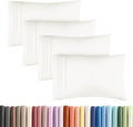 Standard Pillow Cases Set of 4 - Ultra Soft Hotel Quality Pillowcase Covers - Comfy Bedding for Women, Men, Kids & Teens - Machine…