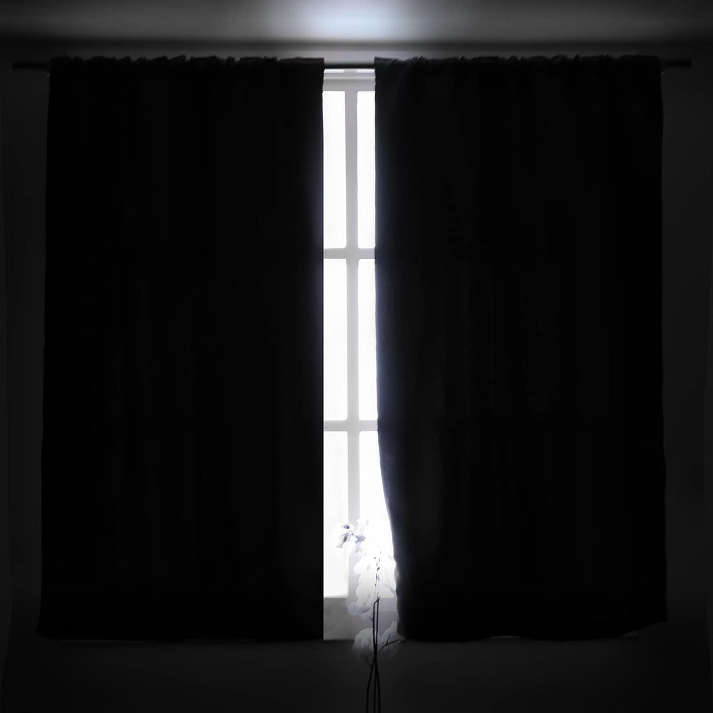 BGment Grey Curtains for Living Room 72 inch Length 2 Panels - Thermal Insulated Curtains for Bedroom Rod Pocket and Back Tab Room Darkenin…
