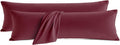 QJFabricCO Q&J Fabric Co. Body Pillow Pillowcase Set of 2, Brushed Microfiber 20x54 Pillow Cases, Soft, Wrinkle-Free, Fade-Resistant, Pillow…