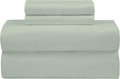 Royalelinens ROYALE LINENS Bamboo Viscose King Sheet Set - Cooling Bed Sheet Set - 1 Fitted, 1 Flat & 2 Pillowcase - Fits Up to 16" - Organ…