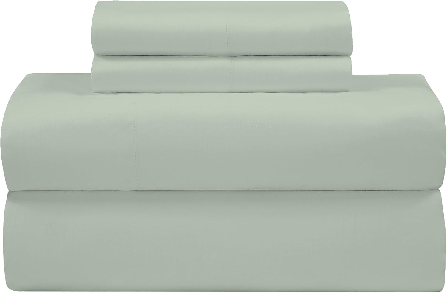 Royalelinens ROYALE LINENS Bamboo Viscose Queen Sheet Set - Cooling Bed Sheet Set - 1 Fitted, 1 Flat & 2 Pillowcase - Fits Up to 16" - Orga…