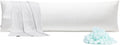 Rainmr Extra Long Body Pillow Memory Foam 180x50cm – Firm King Size Body Pillows for Adults – with Cooling Cover 21 x 72 inches